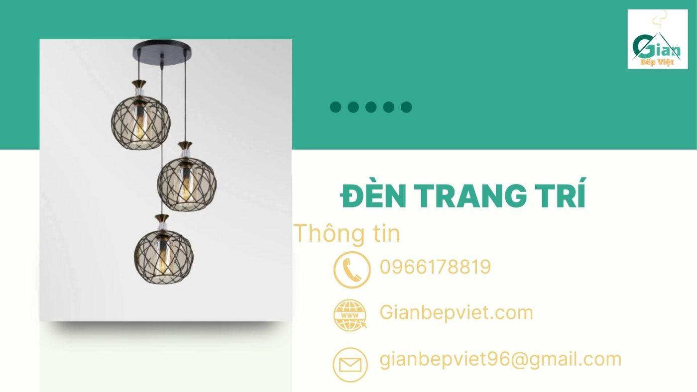 ảnh đèn trang trí nhà bếp